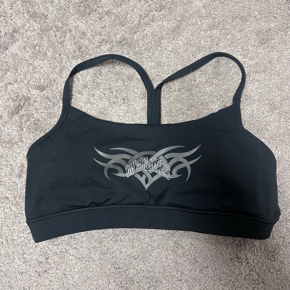 Darc Sport Wolves Black Sports Bra
